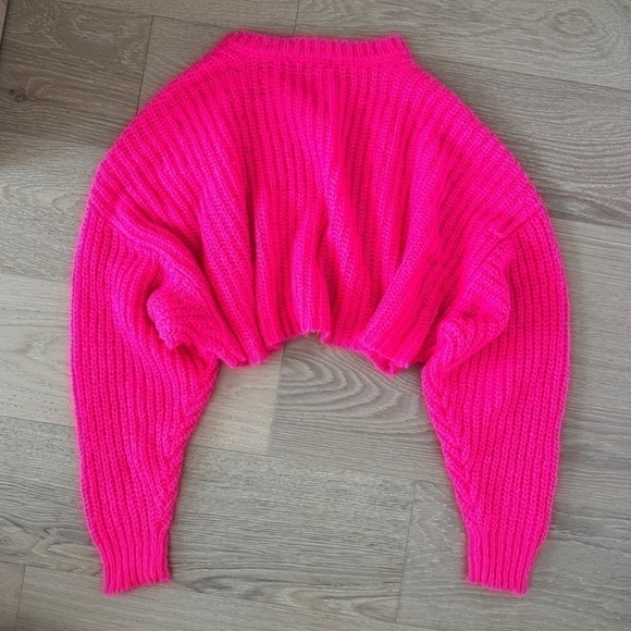 Forever 21 Neon Pink Pullover Sweater - Picture 2 of 3